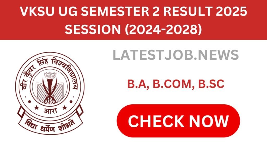 VKSU UG Semester 2 Result 2024-28
